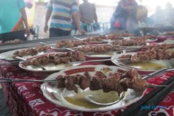 Panitia Festival Sate Klathak Tak Sebar Info Makan Gratis, Kaget ketika Pengunjung Membludak