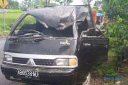 INFO TERKINI : Pohon Tumbang Timpa Warung, 2 Warga Terluka
