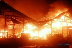KEBAKARAN SEMARANG : Bangunan Terbakar Pasar Waru Tergolong Baru