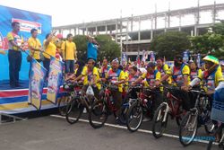 8.000 Peserta Meriahkan Indomaret Gelar Fun Bike Fun Run 2016 di Mandala Krida
