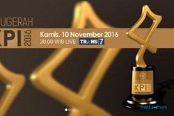 ANUGERAH KPI 2016 : Inilah Nominasinya