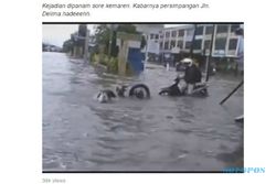 Video Ini Buktikan Jalan Berlubang Saat Banjir Sangat Berbahaya!
