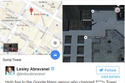 Di Google Map, Trump Tower Ganti Nama Jadi “Tempat Sampah”