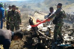 13 Jenazah Korban Hercules TNI AU Jatuh di Wamena Sudah Ditemukan