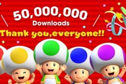 GAME TERBARU : Super Mario Run Diunduh 50 Juta Kali, Nintendo Siapkan Hadiah