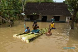 BANJIR BOJONEGORO : Luapan Sungai Bengawan Solo Bikin Tekor Rp30,4 Miliar