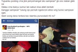 Dapat Ribuan “Like”, Netizen Buktikan Janji Cuci Kaki Ibunya