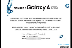 SMARTPHONE TERBARU : Samsung Galaxy A (2017) Series Dijadwalkan Rilis 5 Januari 2017