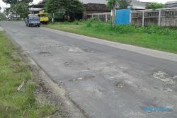 INFRASTRUKTUR BOYOLALI : Baru 2 Bulan Diperbaiki, Jalan Kaliyoso Rusak Lagi