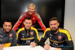 Arsenal Perpanjang Kontrak Giroud, Koscielny dan Coquelin