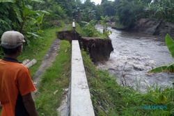 CUACA EKSTREM : 2 Sungai di Bantul Meluap, Puluhan Rumah Terendam