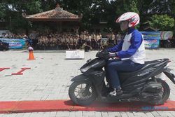 Komunitas Honda di Kudus Sebarkan Virus Safety Ridding ke Pelajar