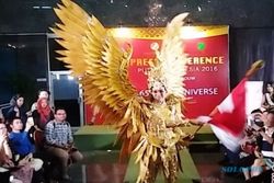Siap Bertarung di Miss Universe, Kezia Warouw Pakai Kostum Garuda
