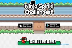 GAME TERBARU : Ninja Spinki Challenges! Game Adiktif Ciptaan Nguyen
