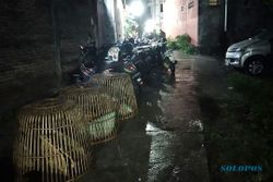 Arena Sabung Ayam Tohudan Karanganyar Digerebek, 19 Orang Ditangkap 43 Motor Disita