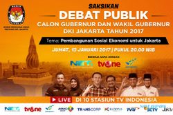 Durasi Debat Pilkada Jakarta Jilid II Jadi 2,5 Jam