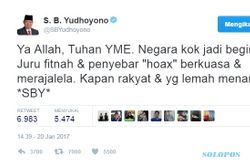 Kicauan SBY Soal "Hoax" Dinilai Sebagai Perang Kata-Kata