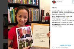 Membanggakan, Barack Obama Balas Surat Anak Indonesia