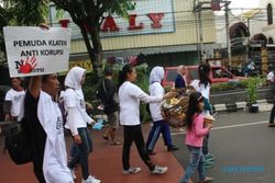 Bupati Klaten Ditangkap KPK, Warga Klaten Kampanyekan Antikorupsi di CFD