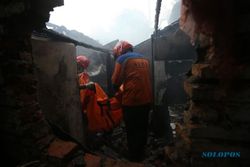 KISAH TRAGIS : Terjebak di Kamar Mandi, 2 Warga Lansia Baluwarti Solo Meninggal Terbakar