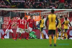 LIGA CHAMPIONS : Dihajar Bayern, Arsenal Belum Mau Menyerah