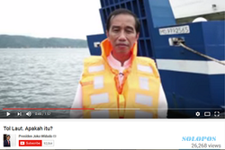 TOL LAUT JOKOWI : Unggah Vlog, Presiden Jelaskan Konsep Tol Laut