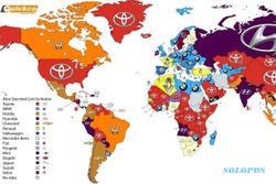 Daftar Merek Mobil Paling Populer di Setiap Negara versi Google