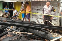 KEBAKARAN MADIUN : Korsleting Listrik, 1 Rumah di Jiwan Ludes Terbakar