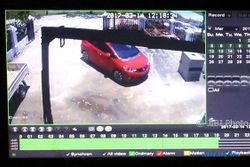 PENCURIAN SRAGEN : Begini Kronologi Pembobolan Mobil Juragan Beras Sesuai Rekaman Kamera CCTV