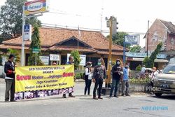 Pemuda Sragen Bagikan 1.000 Masker Bagi Pengguna Jl HOS Cokroaminoto