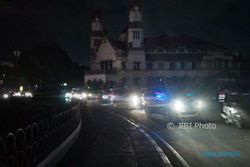 FOTO EARTH HOUR 2017 : Begini Suasana Kota Semarang Saat Jam Bumi