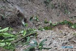 Tebing 25 Meter di Kabupaten Blitar Longsor Nyaris Terjang 2 Rumah