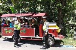 Kereta Kelinci Dilarang di Jalan Raya Sukoharjo, Jika Nekat Disita