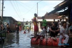 BANJIR SUKOHARJO : Ponpes Singo Ludiro Terendam Banjir hingga 1 Meter