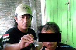 NARKOBA SRAGEN : Diduga Pengedar Sabu-Sabu, Warga Karangmalang Dibekuk Polisi