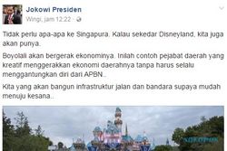 TURN BACK HOAX : Pernyataan Akun Mengatasnamakan Jokowi Soal Disneyland di Boyolali Hoaks!