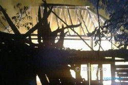 KEBAKARAN WONOGIRI : Ditinggal Memancing, Rumah Warga Pracimantoro Habis Terbakar
