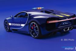 Saingi Dubai, Polisi Prancis Juga Pakai Hypercar Bugatti