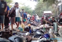 Nekat! Warga Lampung Nyopet di Pasar Klitikan Solo