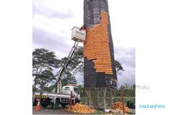 Menara Jagung di Kompleks Kantor Pemkab Boyolali Direhab, Kulitnya Diganti