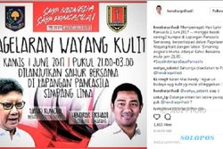 Hari Lahir Pancasila, Wali Kota Semarang Ajak Nonton Wayang
