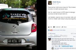 TRENDING SOSMED : Stiker Protes Tarif Listrik di Kaca Mobil Ini Tuai Kontroversi