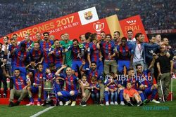 COPA DEL REY : Barca Juara 3 Musim Beruntun, Iniesta: Ini Sangat Berharga!