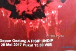 KAMPUS DI SEMARANG : Ketua DPRD Sebut Poster Garudaku Kafir Tanda Undip Disusupi Anti Pancasila