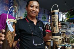 Celengan Bambu Ini Terinspirasi dari Tiang Rumah Jawa
