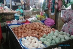 KOMODITAS PANGAN : Harga Telur di Pasar Solo Makin Turun
