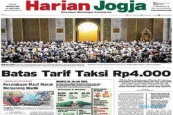 HARIAN JOGJA HARI INI : Batas Tarif Taksi Rp4.000