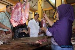 Penjualan Daging Sapi di Pasar Kembali Normal