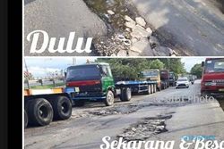 INFRASTRUKTUR SEMARANG : Jalan Dekat Pelabuhan Rusak, Hendi Dicibir