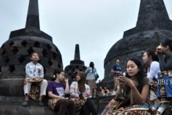 Akhir Tahun, Pengunjung Candi Borobudur Meningkat